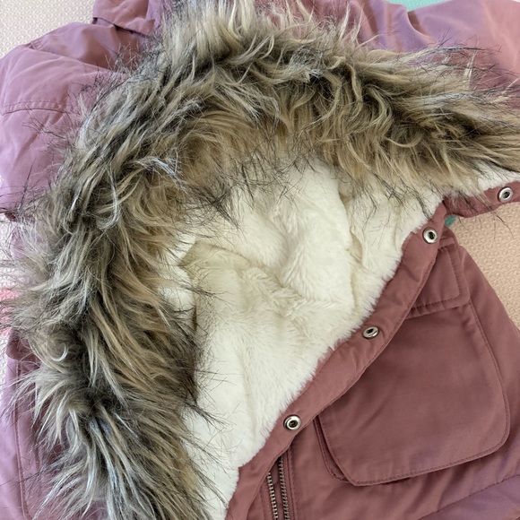 Girls Dusty Rose Parka - Picture 6 of 6